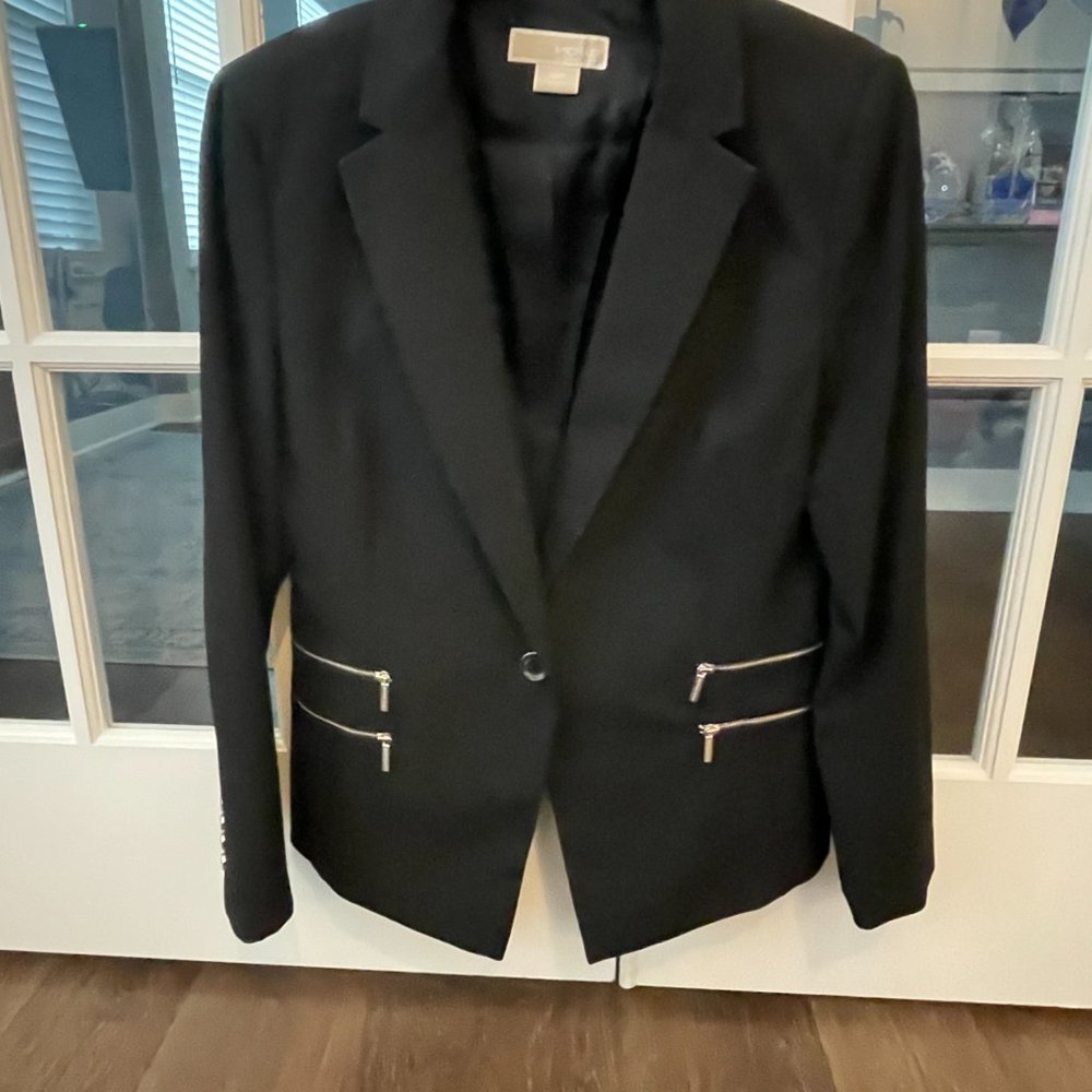 Women's Michael Michael Kors Black Blazer 12P